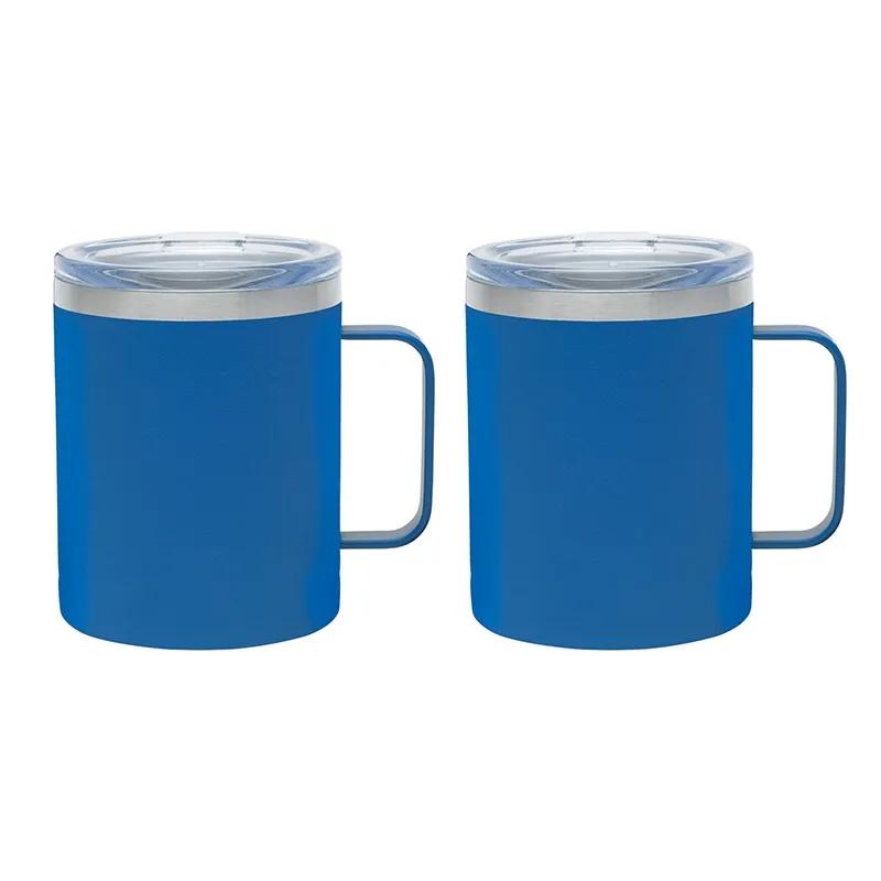 Insulated Camping Mug Gift Set with Handles - 14 oz (2 Pack) - product view 7