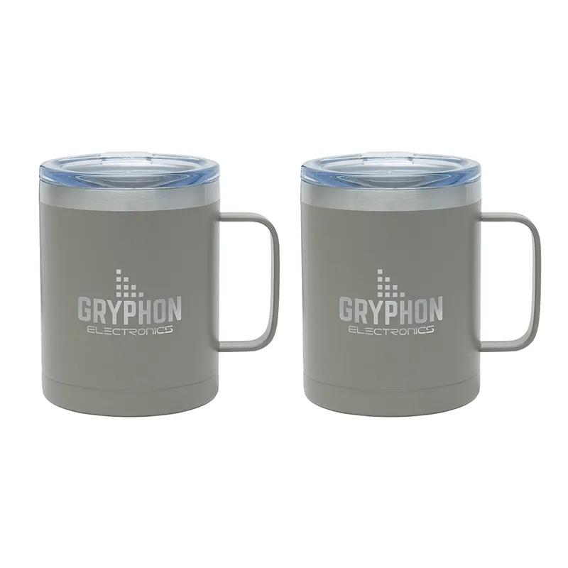 Insulated Camping Mug Gift Set with Handles - 14 oz (2 Pack) - product view 10