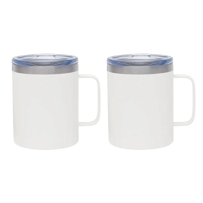 Insulated Camping Mug Gift Set with Handles - 14 oz (2 Pack) - product view 12