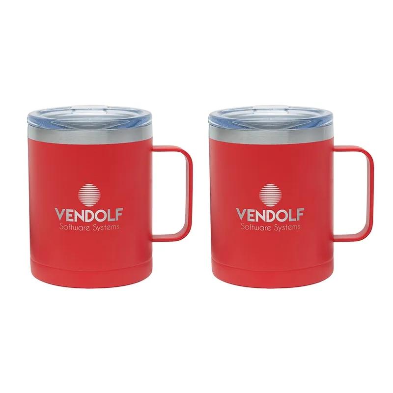 Insulated Camping Mug Gift Set with Handles - 14 oz (2 Pack) - product view 22
