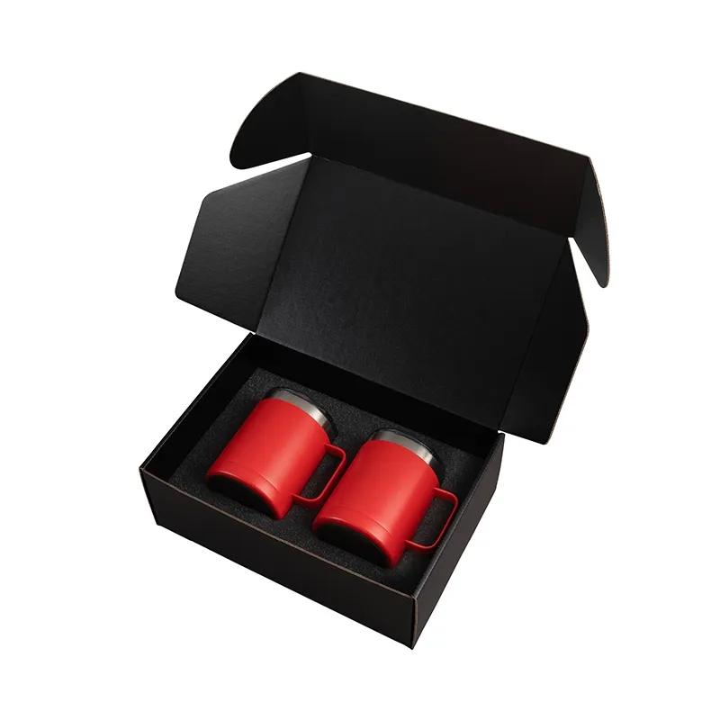 Insulated Camping Mug Gift Set with Handles - 14 oz (2 Pack) - product view 24