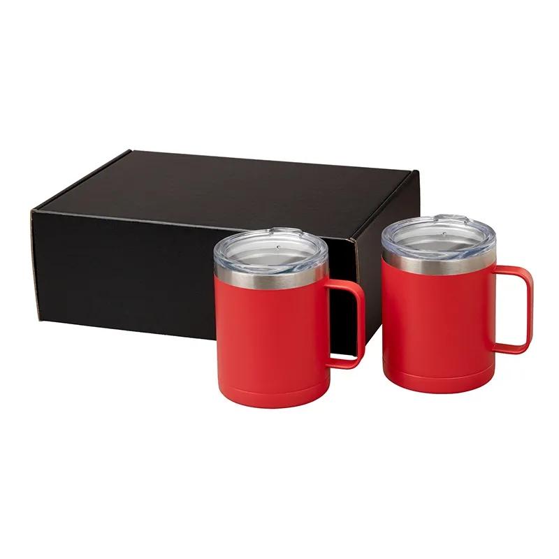 Insulated Camping Mug Gift Set with Handles - 14 oz (2 Pack) - product view 25