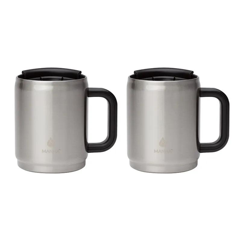 Insulated Camping Mug Gift Set with Sliding Lids - 14 oz (2 Pack) - product view 21