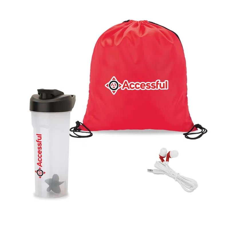 Fitness Gift Set 3-Piece with Shaker Cup - 28 oz Shaker - product view 2