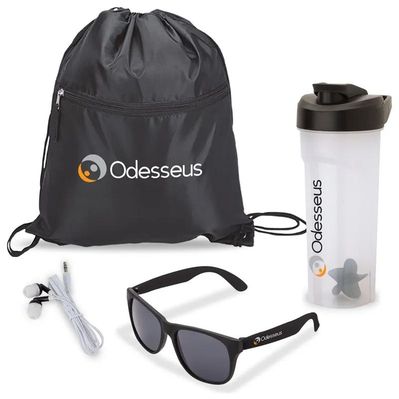 Fitness Gift Set 4-Piece with Sunglasses - 28 oz Shaker