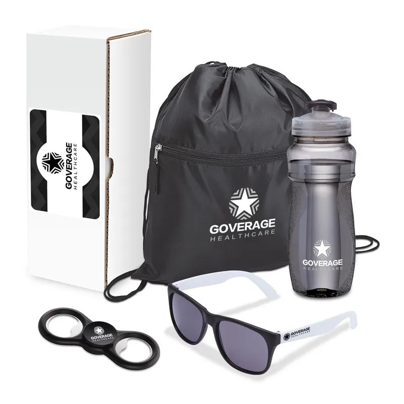 Gift Set 4-Piece Picnic with Water Bottle - 24 oz - product view 2