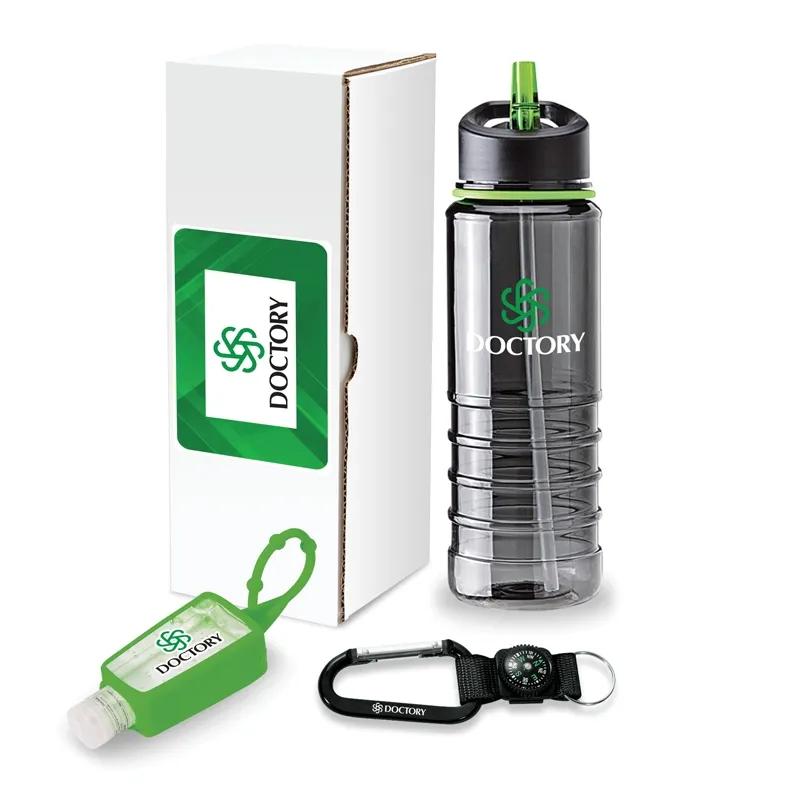 Gift Set 3-Piece Fitness with Tritan Water Bottle - 25 oz - product view 2