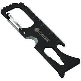 Multi-Tool 10-in-1 with Stainless Steel Carabiner - 3 in