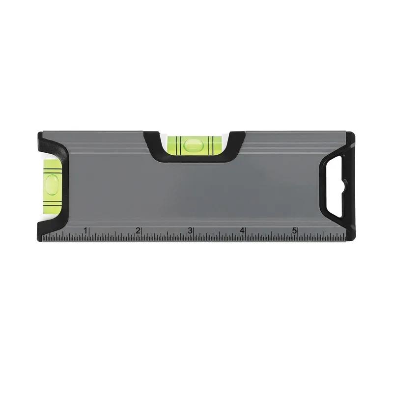Spirit Level with Recycled Aluminum and Magnetic Edge - 6 in - product view 2
