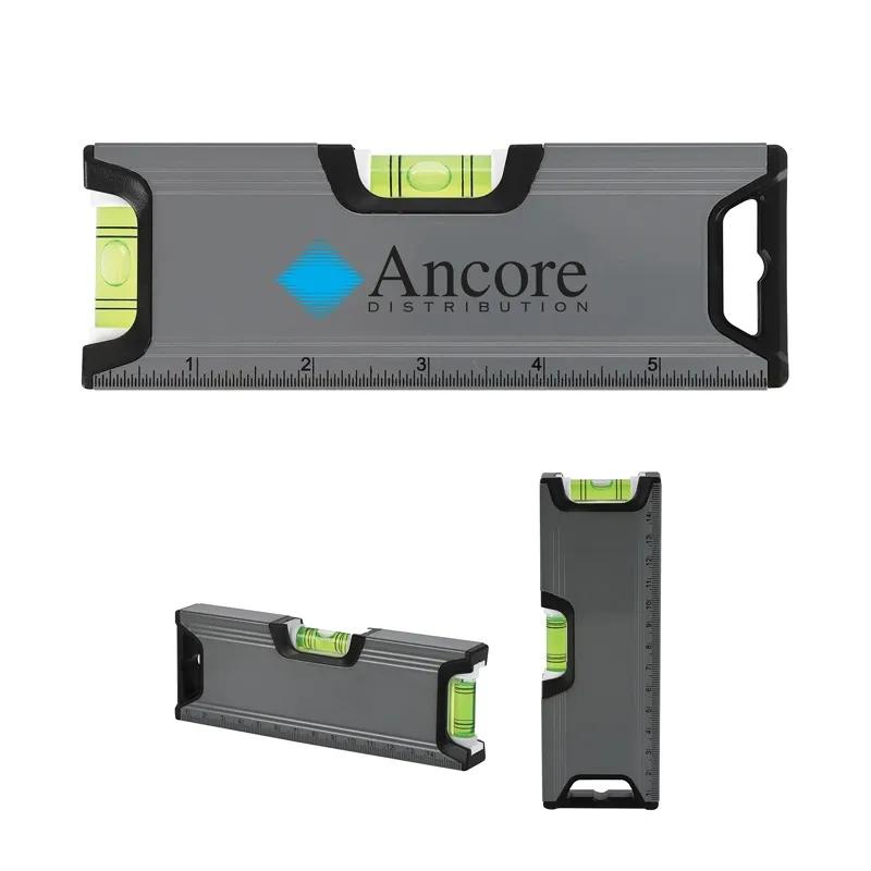 Spirit Level with Recycled Aluminum and Magnetic Edge - 6 in - product view 7