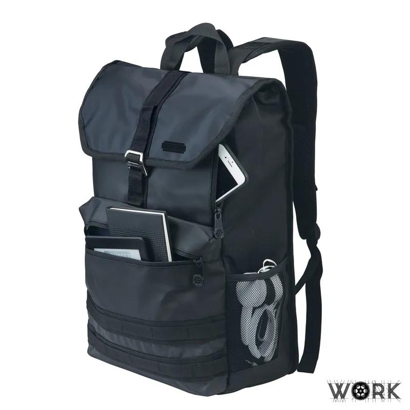Backpack Tarpaulin Laptop Compartment - 12.5 x 19 in - product view 3