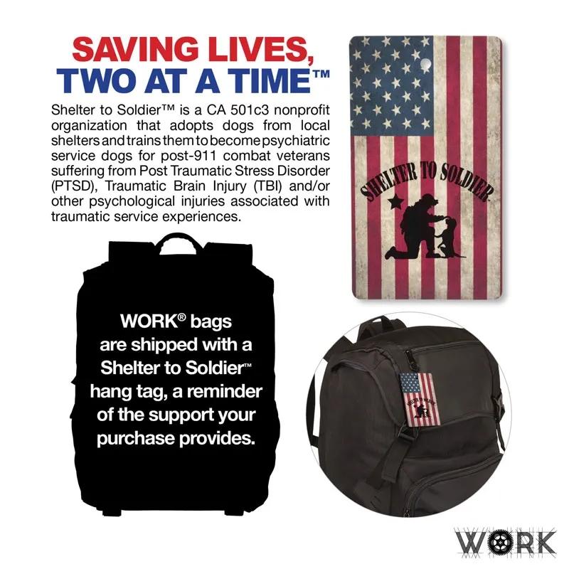 Laptop Backpack Heavy-Duty Water-Resistant - 11 x 18.5 in - product view 10