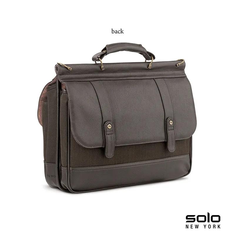 Solo New York Thompson Briefcase Canvas Leatherette - 16 1/4 x 12 in - product view 3