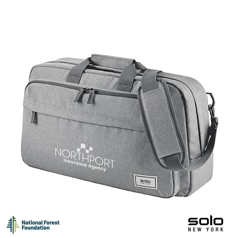 Duffel Bag Recycled PET with Heathered Grey Finish - 19 x 11.25 in - product view 3