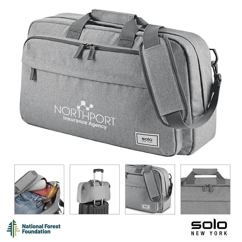 Duffel Bag Recycled PET with Heathered Grey Finish - 19 x 11.25 in - product view 11
