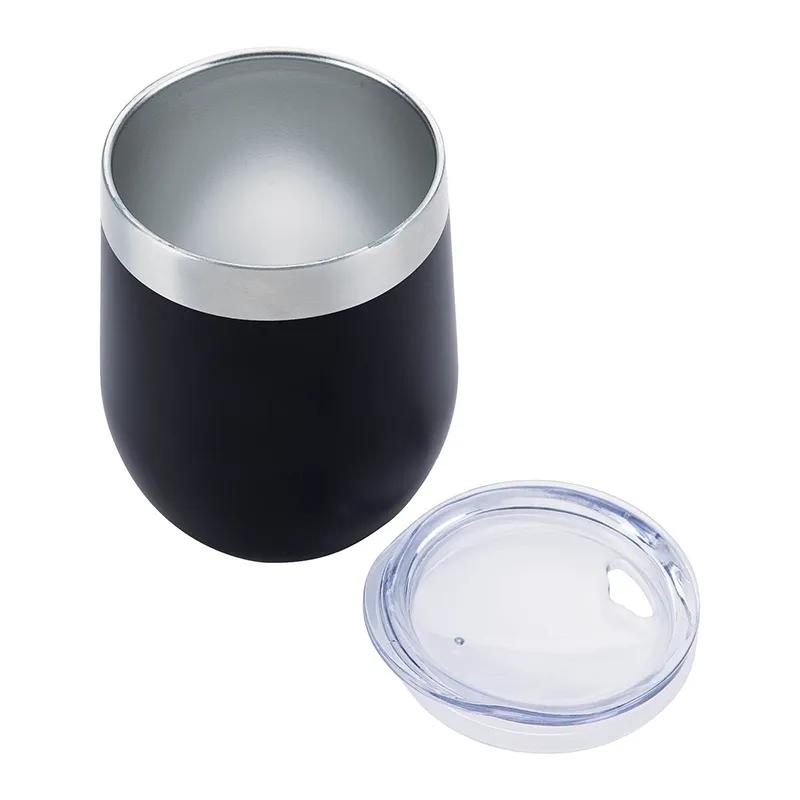 Wine Tumbler Stainless Steel Copper Lined - 12 oz - product view 2