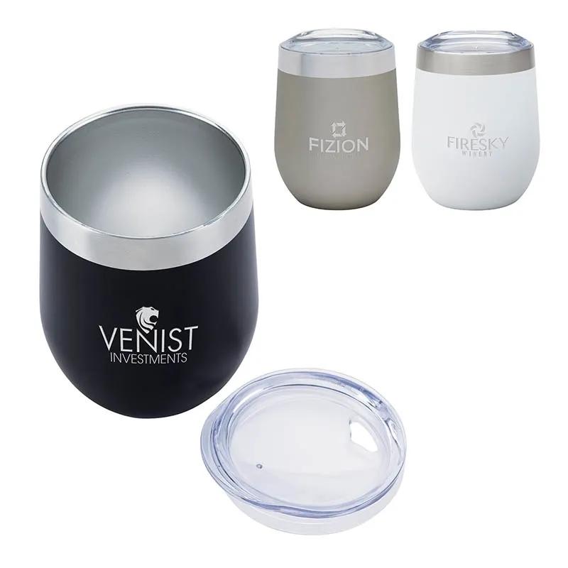 Wine Tumbler Stainless Steel Copper Lined - 12 oz - product view 4