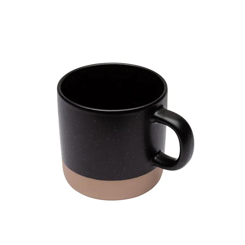 Ceramic Mug Speckled Matte Finish with Clay Base - 12 oz - product view 4