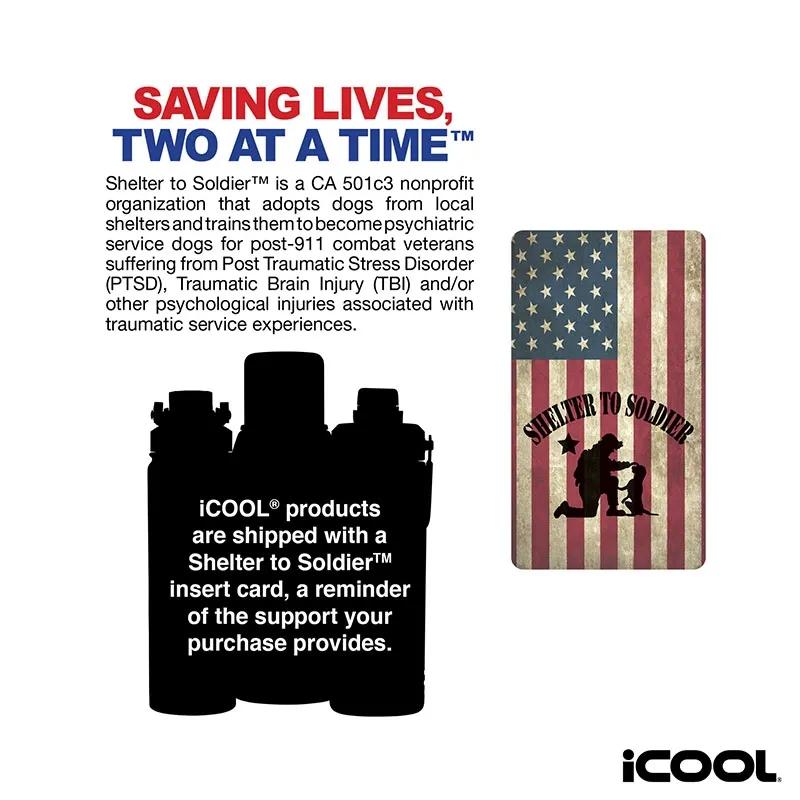 Insulated Can Cooler Tumbler Double Wall Steel - 14 oz - product view 7