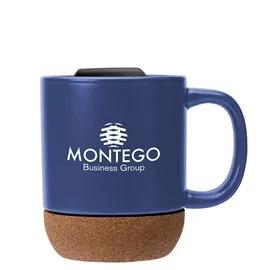 Ceramic Mug with Cork Base Matte Finish - 14 oz - product view 2