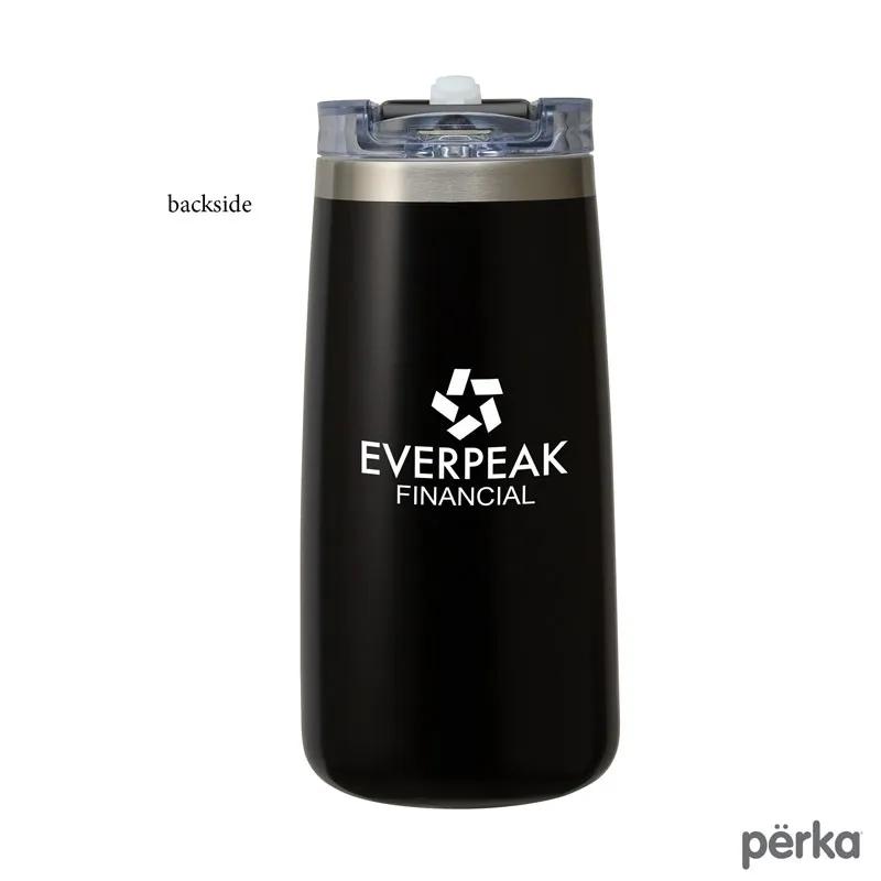 Insulated Tumbler Double Wall Steel Bell Shape - 16 oz - product view 2