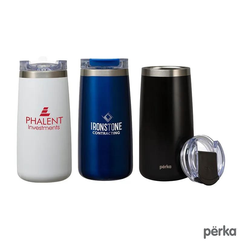 Insulated Tumbler Double Wall Steel Bell Shape - 16 oz - product view 9