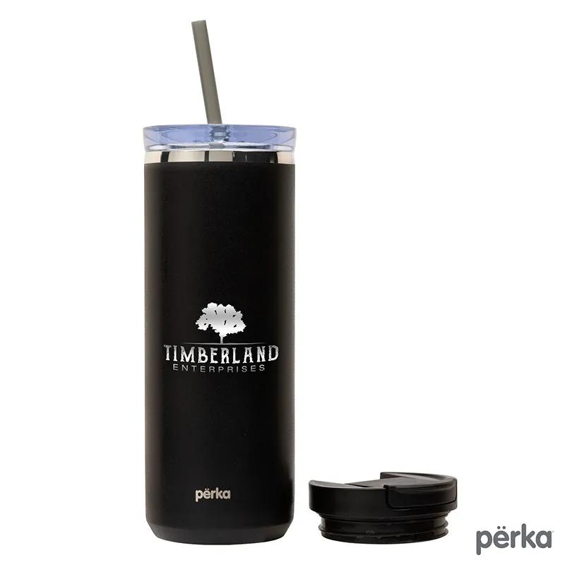 Tumbler Hot Cold Dual Lid Stainless Steel - 18 oz - product view 2