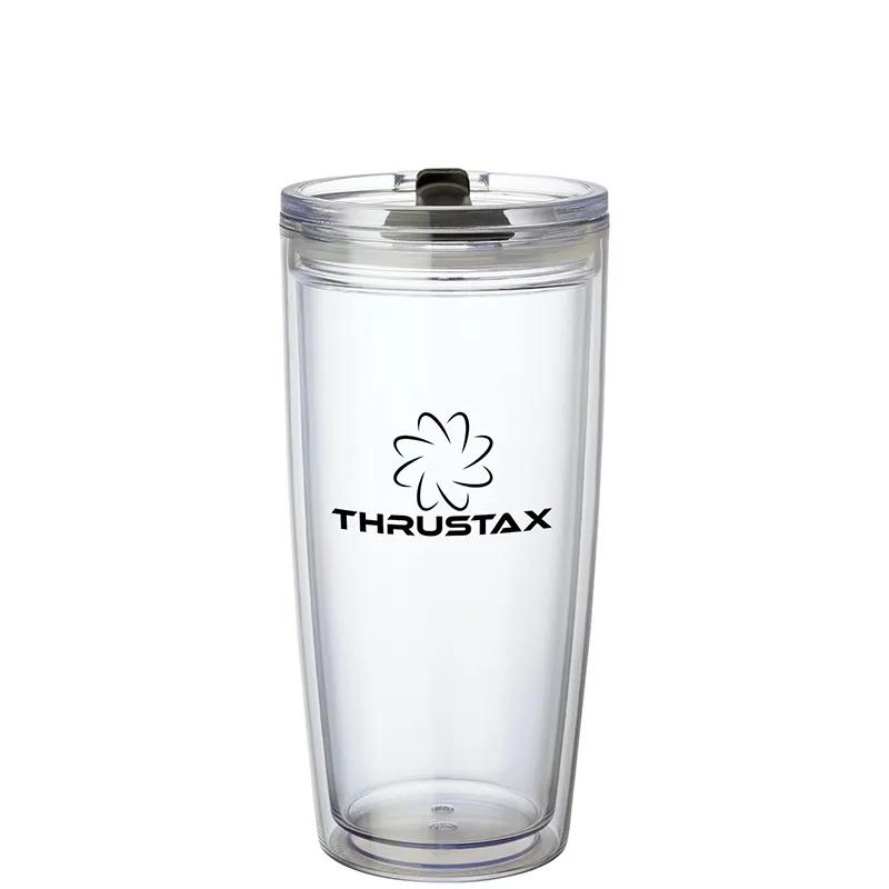 Tumbler Double Wall AS Plastic Rotating Closure - 22 oz