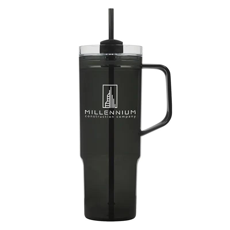 Travel Mug AS Plastic Single Wall Rotator Lid - 40 oz