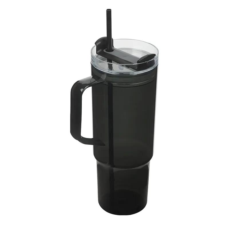 Travel Mug AS Plastic Single Wall Rotator Lid - 40 oz - product view 3