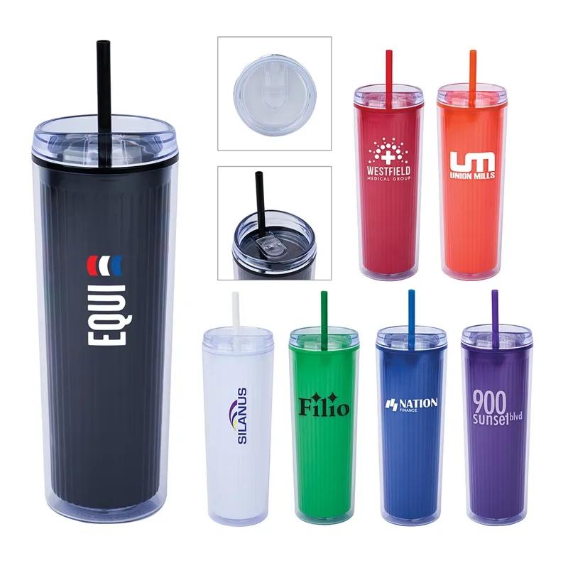 Insulated Tumbler Double Wall AS Plastic - 24 oz - product view 5