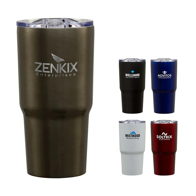 Insulated Tumbler Clear Lid Vacuum Sealed - 20 oz - product view 4