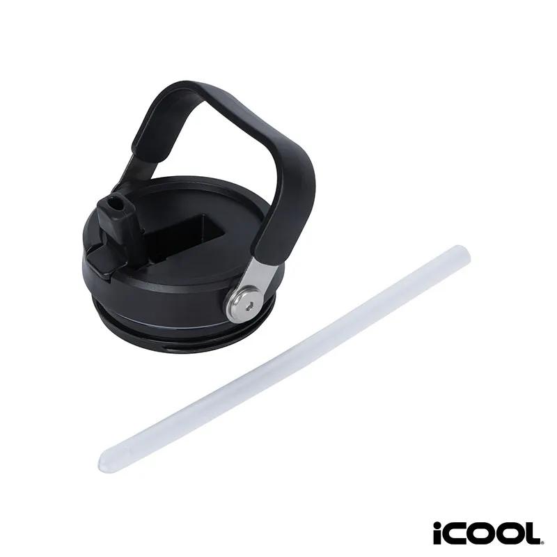 Insulated Tumbler Hinged Handle Flip Straw - 30 oz - product view 4