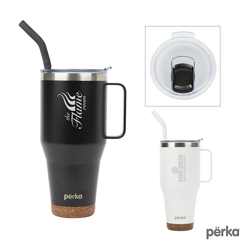 Travel Mug Cork Base Ergonomic Handle - 40 oz - product view 6
