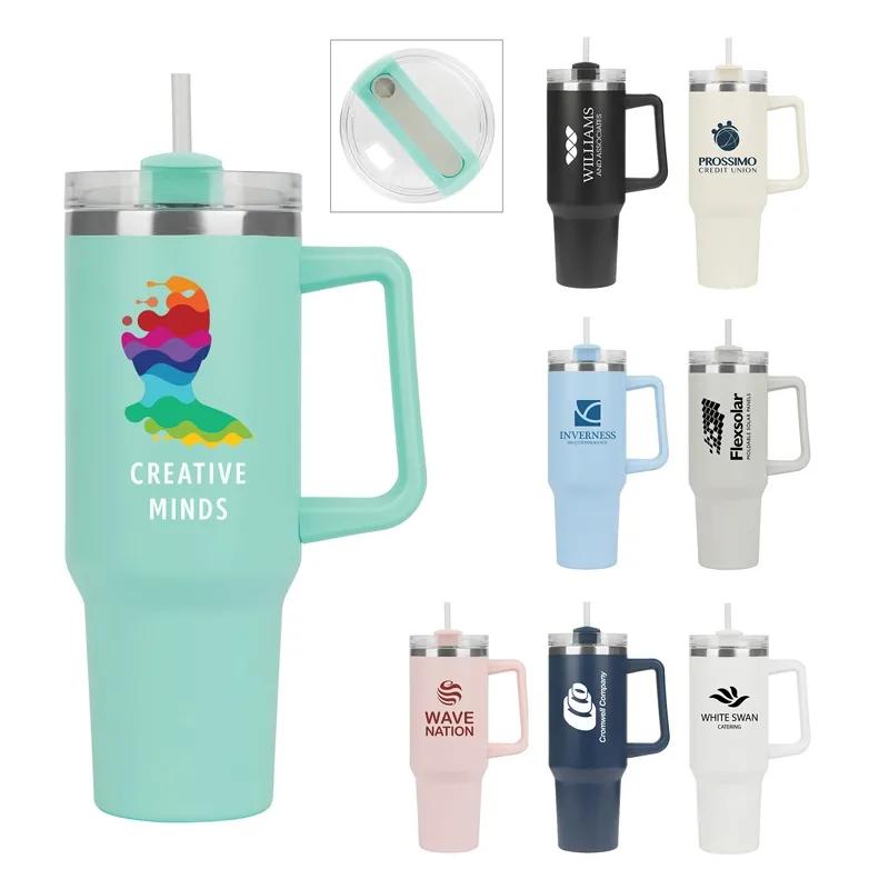 Travel Mug Powder Coat Rotator Closure - 40 oz - product view 6