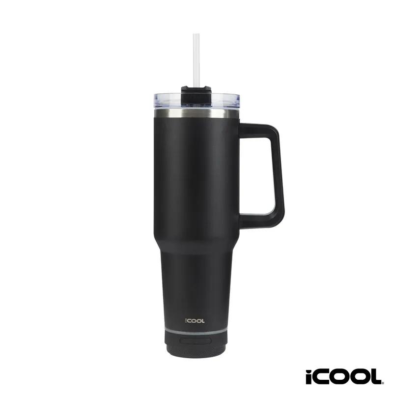 Insulated Travel Mug with Bluetooth Speaker - 40 oz - product view 2