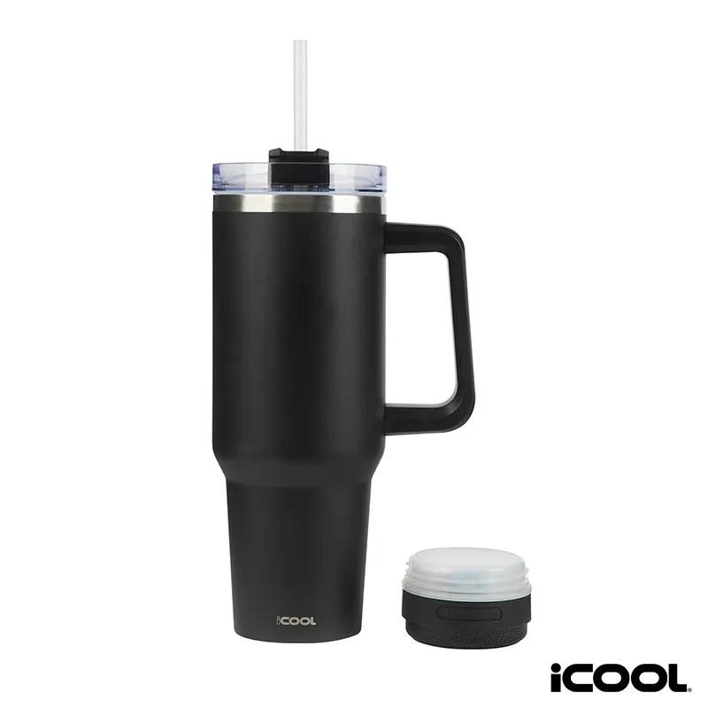 Insulated Travel Mug with Bluetooth Speaker - 40 oz - product view 4