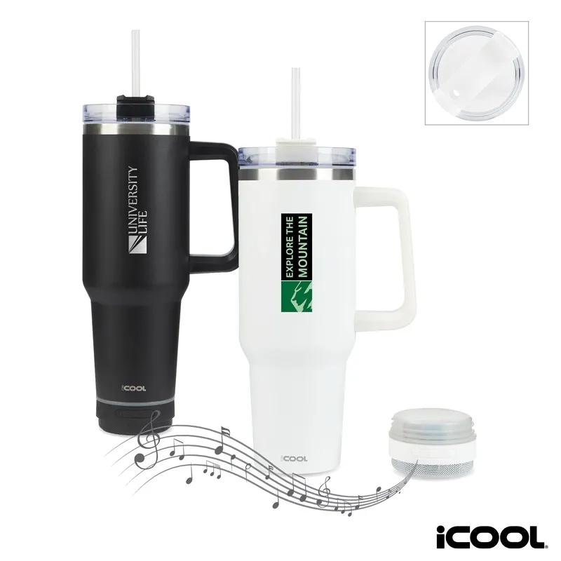 Insulated Travel Mug with Bluetooth Speaker - 40 oz - product view 8