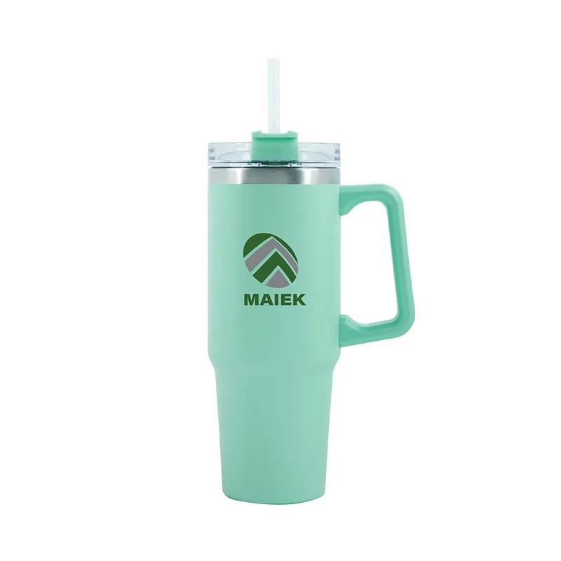 Insulated Travel Mug Recycled Steel Inner Wall - 30 oz