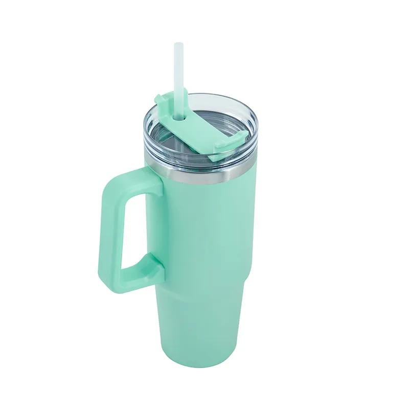 Insulated Travel Mug Recycled Steel Inner Wall - 30 oz - product view 3