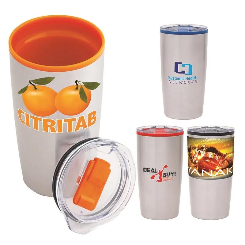 Insulated Tumbler Steel with Polypropylene Liner - 20 oz - product view 3