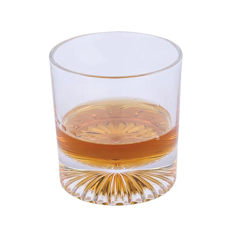 Old Fashioned Glass Shell Pattern Base - 10 oz - product view 2