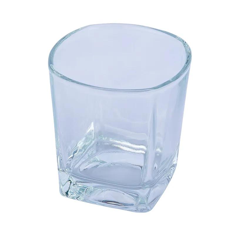 Whiskey Rocks Glass Squared Shape Thick Base - 9 oz - product view 2