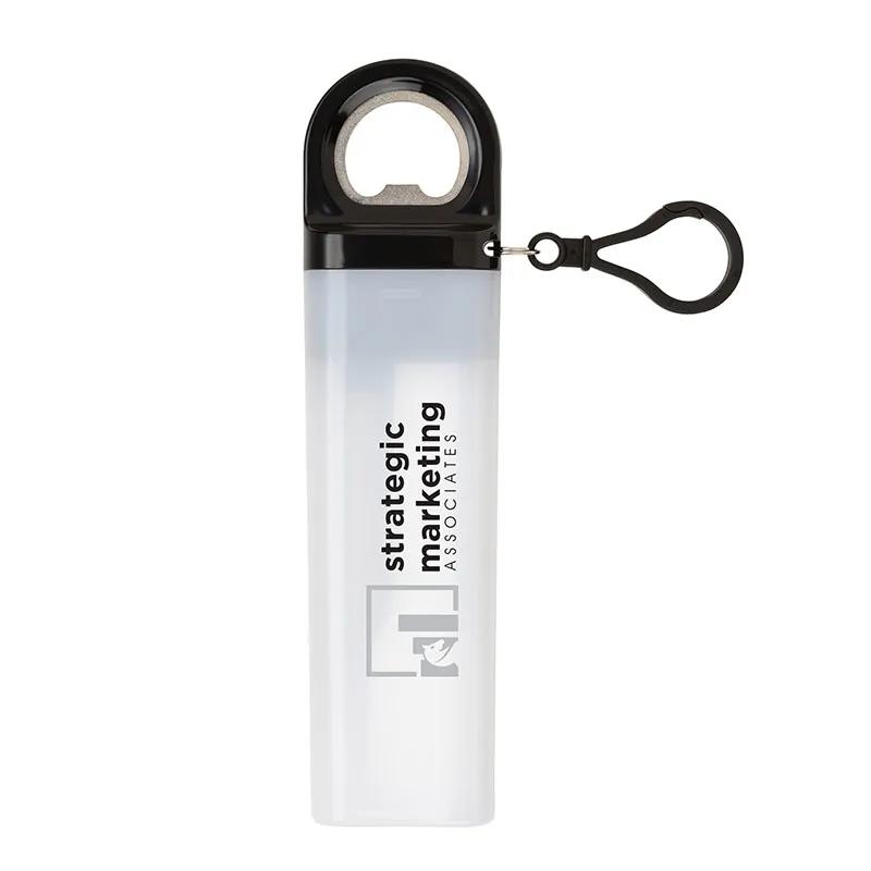 Metal Telescoping Straw and Cutlery Set with Bottle Opener - product view 2