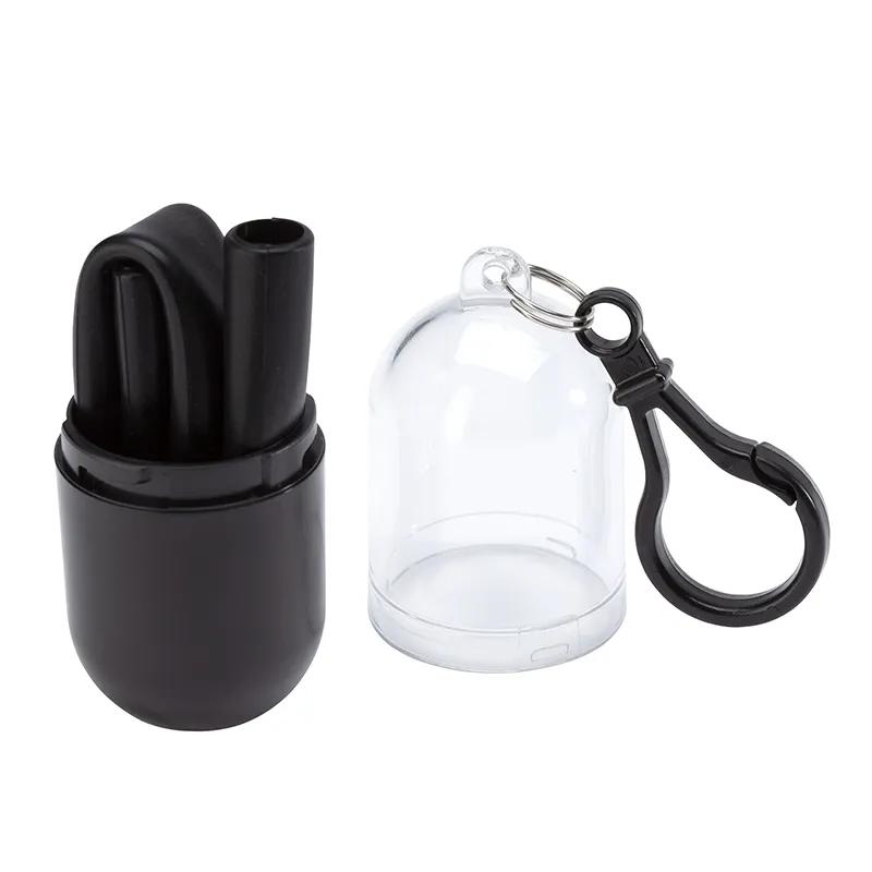 Silicone Straw with Capsule Case - 10 in - product view 5