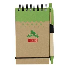 Mini Jotter with Paper Pen - 50 Lined Pages - product view 2