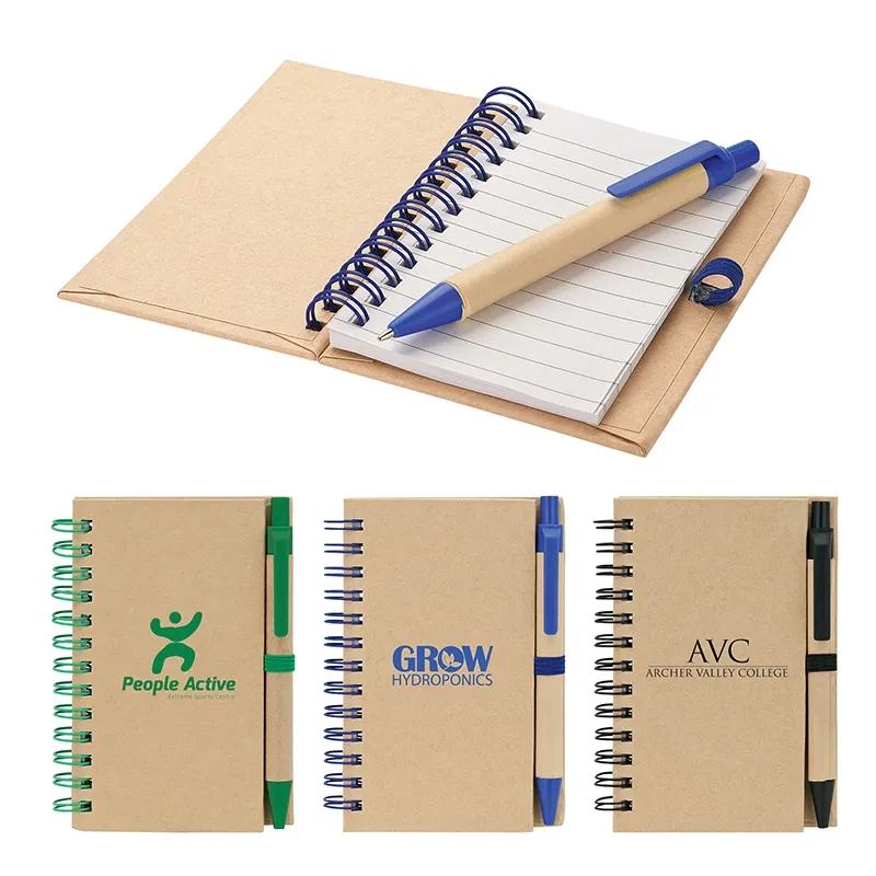 Mini Notebook with Paper Pen - 40 Lined Pages - product view 4