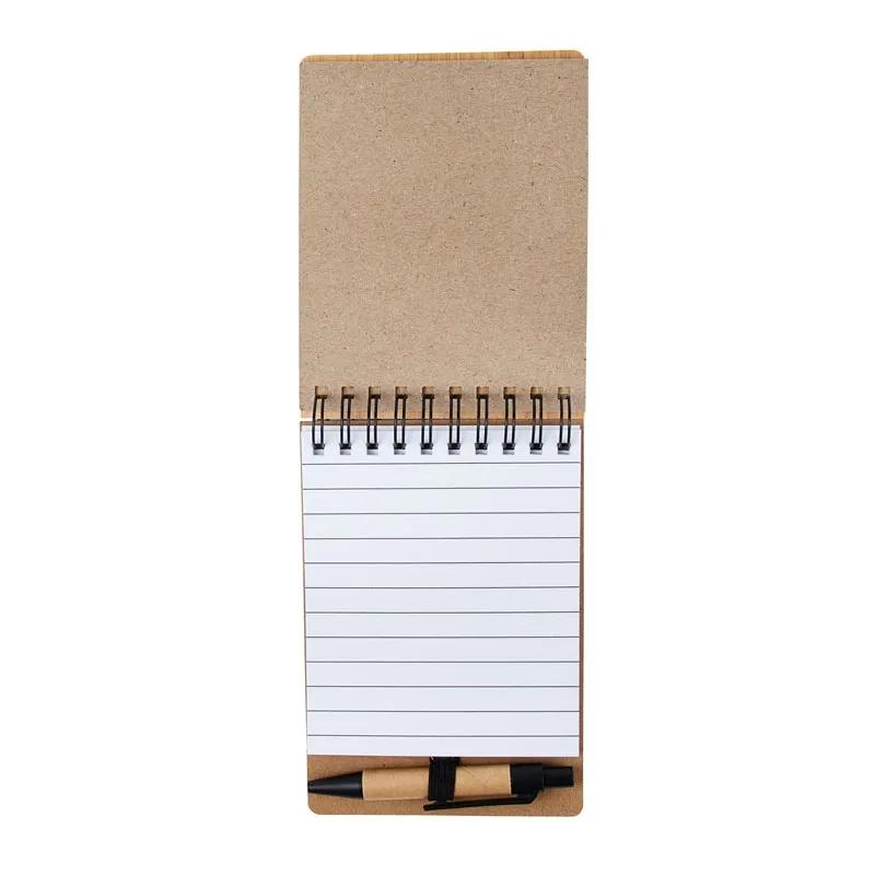 Bamboo Jotter with Sticky Notes and Pen - 50 Pages - product view 4