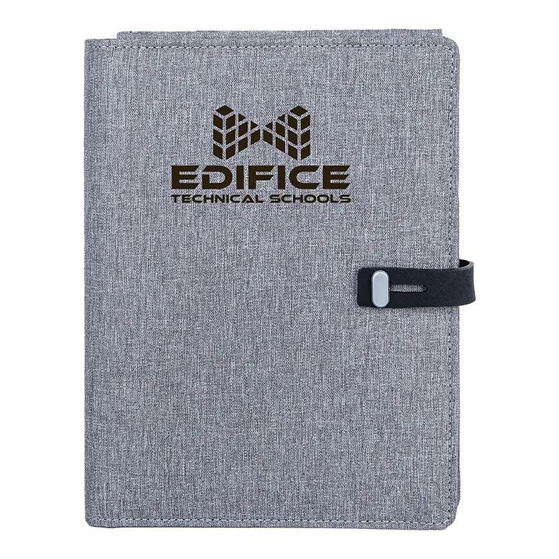 RPET Padfolio with Wireless Phone Charger - Junior Size