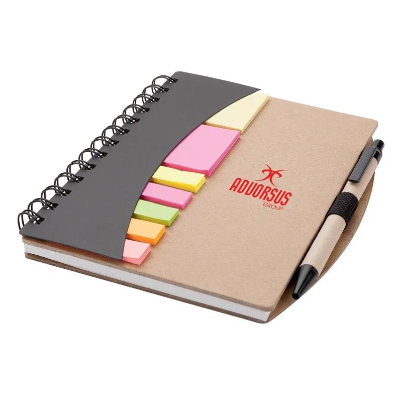 Junior Notebook with Pen and Sticky Notes - 70 Pages - product view 3
